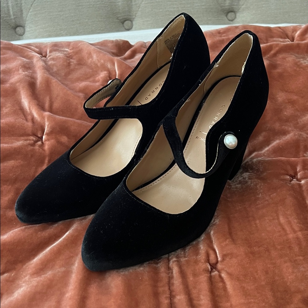 Black Velvet Mary Jane Heels Lauren Conrad